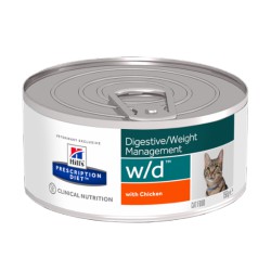 HILL'S feline diet W/D umido pezzetti 156 gr.