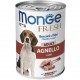 MONGE DOG FRESH bocconcini in patè 400 gr. agnello