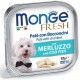 MONGE DOG FRESH patè con bocconcini merluzzo 100 gr.