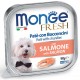 MONGE DOG FRESH patè con bocconcini salmone 100 gr.