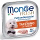 MONGE DOG FRESH patè con bocconcini tacchino 100 gr.