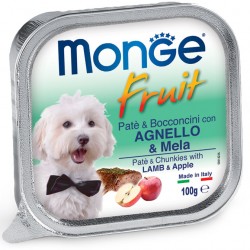 MONGE dog FRUIT patè con bocconcini 100 gr.