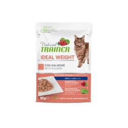 NATURAL TRAINER cat ideal weight busta salmone 85 gr.