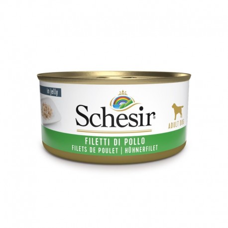 Schesir gelly Dog 150 gr. pollo 