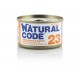 Natural Code Adult Cat Jelly - 85 gr tonno patate carote