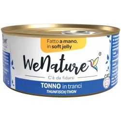WeNature cat alimento in jelly gr.85 TONNO IN TRANCI