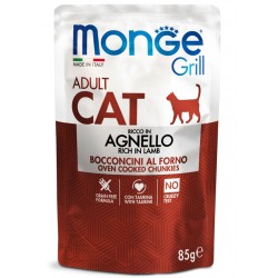 MONGE cat GRILL busta gr. 85 agnello
