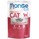 MONGE cat GRILL busta gr. 85 sterilizzato vitello
