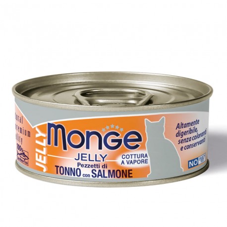Monge Jelly adult tonno e salmone gr.80