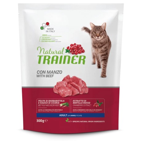 NATURAL TRAINER cat manzo gr. 300