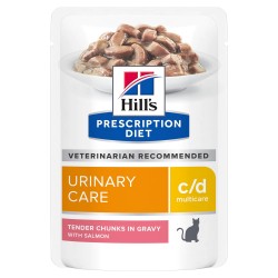 HILL'S feline diet C/D 85gr.salmone
