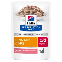 HILL'S feline diet C/D URINARY STRESS 85 gr.salmone