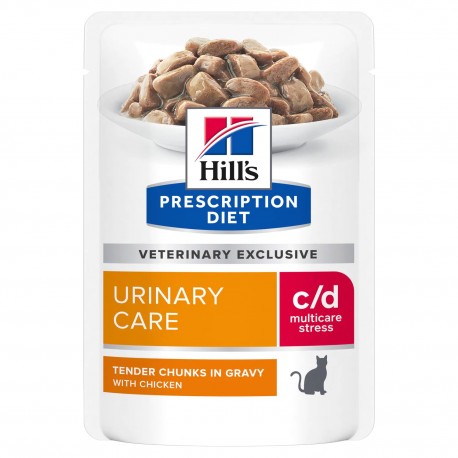 HILL'S feline diet C/D URINARY STRESS 85 gr.pollo