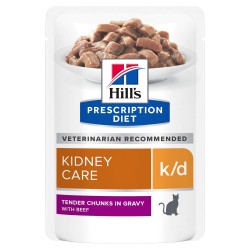 HILL'S feline diet K/D umido 85 gr. manzo