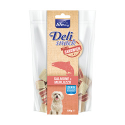 LIFE dog Deli Snack gr. 100 salmone e merluzzo