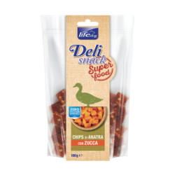 LIFE dog Deli Snack gr. 100 chips anatra e zucca