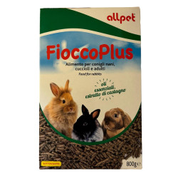 ALL PET Fiocco plus alimento per coniglio nano, cucciolo e adulto gr. 800
