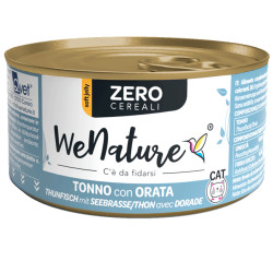 WeNature cat alimento umido Zero cereali gr. tonno e orata