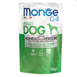 MONGE dog GRILL busta gr.100 agnello