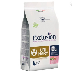 EXCLUSION cat Veterinary Diet Urinary gr. 300 maiale, piselli e riso