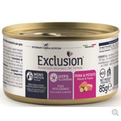 EXCLUSION cat Hypoallergenic gr. 85 maiale e patate